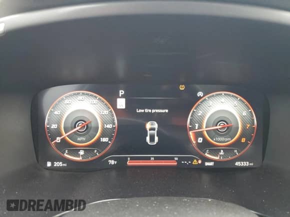 2022 Hyundai Santa Fe SEL с VIN 5NMS3DAJ7NH447849, выставлен на аукционе Copart как лот 81799655 с пробегом 45 333 миль миль и Списание • Salvage title. История ставок и продаж доступна на DreamBid. Изображение 9.