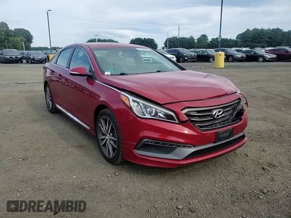 2017 Hyundai Sonata Sport with VIN 5NPE34AB0HH556070, listed as a Copart auction lot 80956935 with 95,202 mi miles and Salvage title. Bid and sale history available at DreamBid. Image 13.