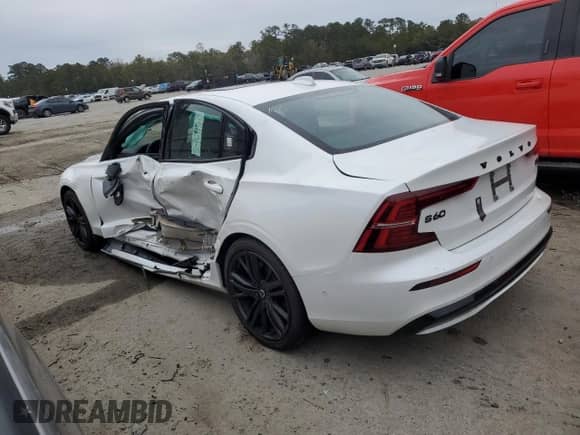 2024 Volvo S60 Plus Black Edition with VIN 7JRL12TH0RG303924, listed as a Copart auction lot 42131905 with 1,502 mi miles and Salvage title. Bid and sale history available at DreamBid. Image 2.
