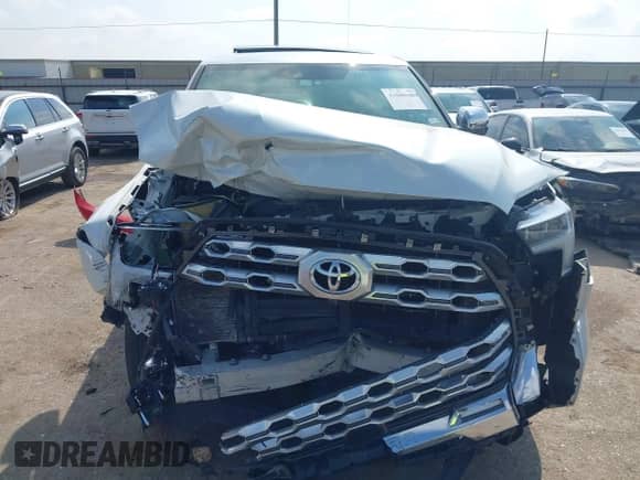 2024 Toyota Tundra 1794 Edition with VIN 5TFMA5DB0RX214515, listed as a IAAI auction lot 43086489 with 35,896 mi miles and . Bid and sale history available at DreamBid. Image 12.