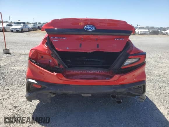 2023 Subaru WRX Limited с VIN JF1VBAL61P9824915, выставлен на аукционе Copart как лот 56572875 с пробегом 21 109 миль миль и Списание • Salvage title. История ставок и продаж доступна на DreamBid. Изображение 6.