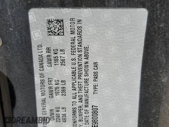 2014 Chevrolet Camaro ZL1 z VIN 2G1FL1EP8E9800807, wystawiony jako Copart lot #71412124 z przebiegiem Nie podano mil oraz Szkoda całkowita • Salvage title. Historia ofert i sprzedaży dostępna na DreamBid. Obrazek 12.