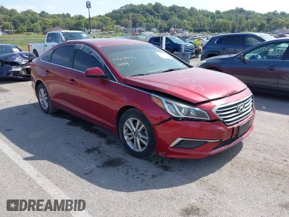 2016 Hyundai Sonata SE with VIN 5NPE24AF6GH364575, listed as a IAAI auction lot 43332347 with 128,053 mi miles and . Bid and sale history available at DreamBid. Image 1.