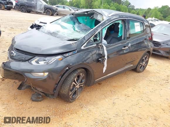 2020 Chevrolet Bolt EV Premier with VIN 1G1FZ6S08L4119923, listed as a IAAI auction lot 42016086 with Not provided miles and . Bid and sale history available at DreamBid. Image 2.