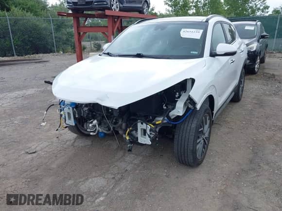 2021 Hyundai Tucson Limited with VIN KM8J3CAL5MU408929, listed as a IAAI auction lot 42651239 with 43,602 mi miles and . Bid and sale history available at DreamBid. Image 6.