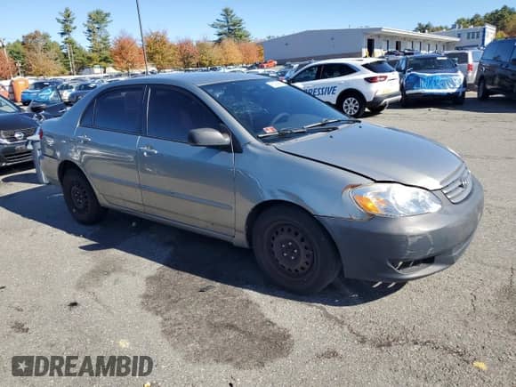 2003 Toyota Corolla CE с VIN JTDBR38E732005348, выставлен на аукционе Copart как лот 85099995 с пробегом 271 074 миль миль и Списание • Salvage title. История ставок и продаж доступна на DreamBid. Изображение 4.