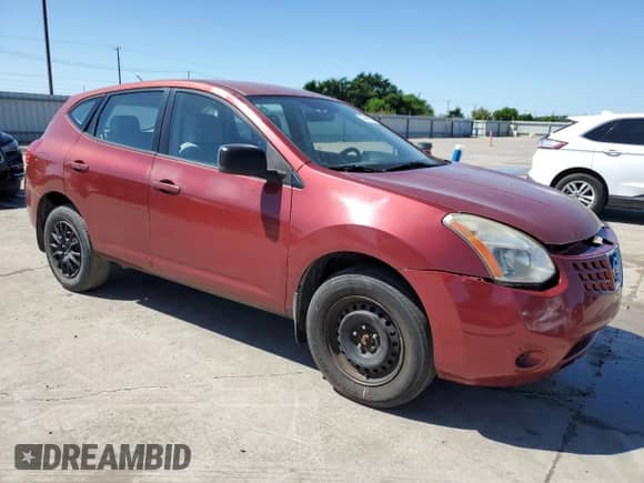 2008 Nissan Rogue SL with VIN JN8AS58T78W019927, listed as a Copart auction lot 53444295 with Not provided miles and Salvage title. Bid and sale history available at DreamBid. Image 4.