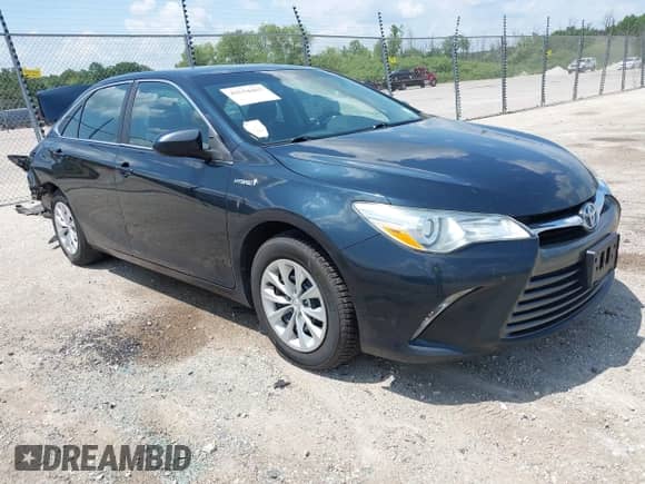 2017 Toyota Camry Hybrid LE with VIN 4T1BD1FK1HU205886, listed as a IAAI auction lot 42554467 with 147,474 mi miles and . Bid and sale history available at DreamBid. Image 1.