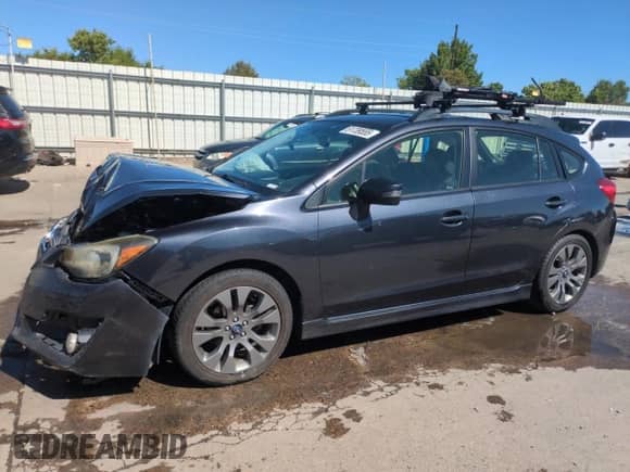 2015 Subaru Impreza Special Sports Premium с VIN JF1GPAT63F9262475, выставлен на аукционе Copart как лот 61739555 с пробегом 93 893 миль миль и Списание • Salvage title. История ставок и продаж доступна на DreamBid. Изображение 1.