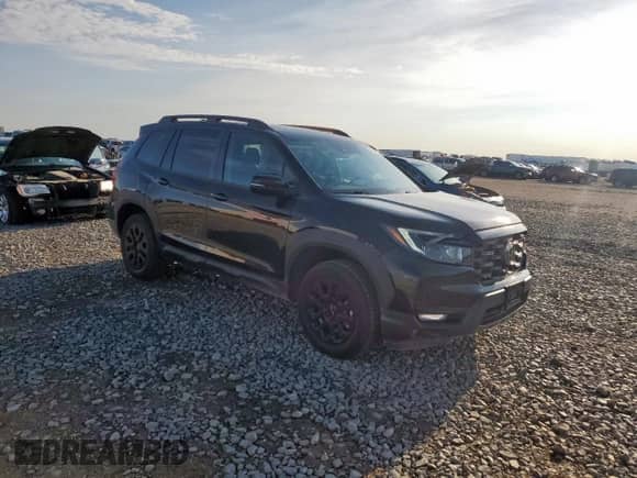 2022 Honda Passport TrailSport with VIN 5FNYF8H60NB004258, listed as a Copart auction lot 69569925 with 58,639 mi miles and Salvage title. Bid and sale history available at DreamBid. Image 4.