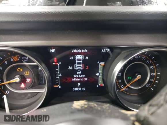 2023 Jeep Wrangler Sport Altitude с VIN 1C4HJXDG6PW635120, выставлен на аукционе Copart как лот 77864744 с пробегом 31 830 миль миль и Списание • Salvage title. История ставок и продаж доступна на DreamBid. Изображение 9.