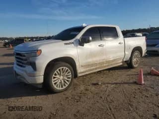 2024 Chevrolet Silverado 1500 High Country with VIN 3GCUDJED2RG458218, listed as a Copart auction lot 88044295 with Not provided miles and Salvage title. Bid and sale history available at DreamBid. Image 1.