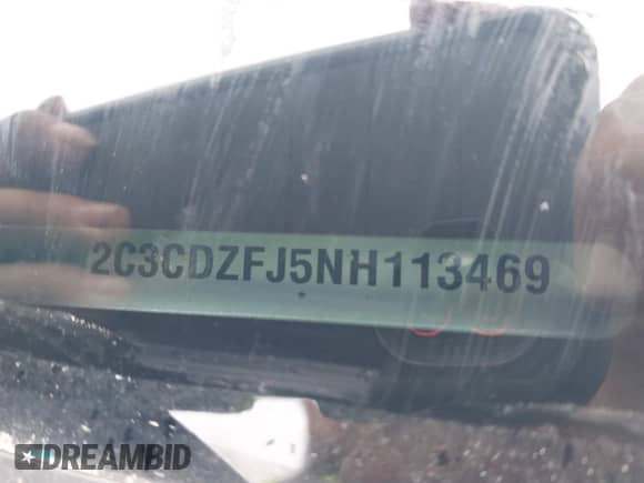 2022 Dodge Challenger R/T Scat Pack с VIN 2C3CDZFJ5NH113469, выставлен на аукционе IAAI как лот 42213277 с пробегом 32 831 миль миль и . История ставок и продаж доступна на DreamBid. Изображение 9.