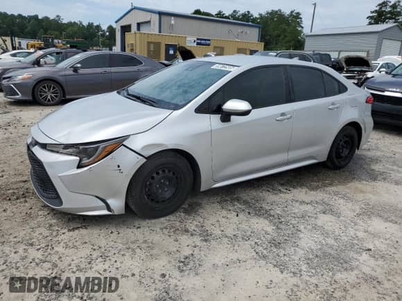 2021 Toyota Corolla L with VIN 5YFDPMAE1MP192393, listed as a Copart auction lot 59872585 with 143,589 mi miles and Clean title. Bid and sale history available at DreamBid. Image 1.