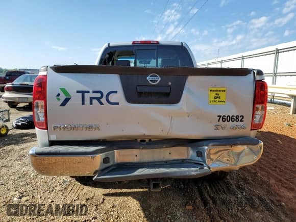 2018 Nissan Frontier SV with VIN 1N6AD0CW0JN760682, listed as a Copart auction lot 55468585 with 149,894 mi miles and Salvage title. Bid and sale history available at DreamBid. Image 6.
