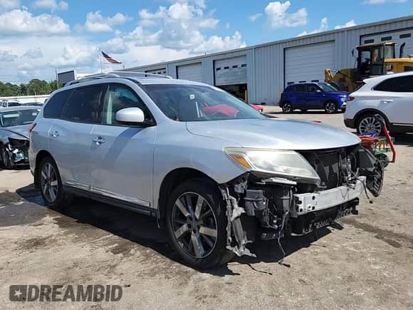 2015 Nissan Pathfinder SL with VIN 5N1AR2MN3FC720634, listed as a Copart auction lot 64653595 with 135,987 mi miles and Salvage title. Bid and sale history available at DreamBid. Image 15.