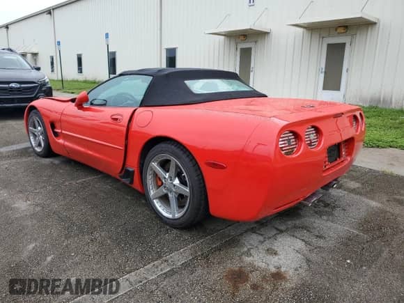 1999 Chevrolet Corvette with VIN 1G1YY32G3X5120727, listed as a Copart auction lot 74488604 with Not provided miles and Salvage title. Bid and sale history available at DreamBid. Image 2.
