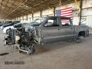 2017 Chevrolet Silverado 1500 LT with VIN 3GCUKREC8HG295763, listed as a Copart auction lot 81518075 with Not provided miles and Salvage title. Bid and sale history available at DreamBid. Image 1.