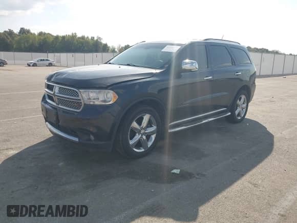 2013 Dodge Durango Citadel with VIN 1C4RDJEG9DC500699, listed as a IAAI auction lot 43324473 with 118,294 mi miles and . Bid and sale history available at DreamBid. Image 2.