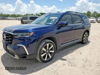 2024 Honda Pilot Touring с VIN 5FNYG2H79RB002159, выставлен на аукционе Copart как лот 62112435 с пробегом 31 820 миль миль и Списание • Salvage title. История ставок и продаж доступна на DreamBid. Изображение 1.