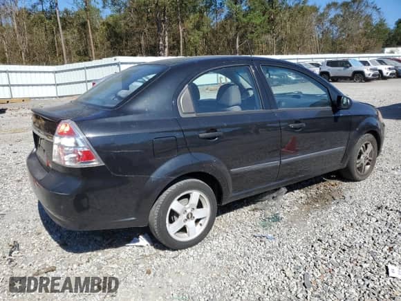 2010 Chevrolet Aveo 1LT with VIN KL1TD5DE6AB110844, listed as a Copart auction lot 75358624 with 147,074 mi miles and Salvage title. Bid and sale history available at DreamBid. Image 3.
