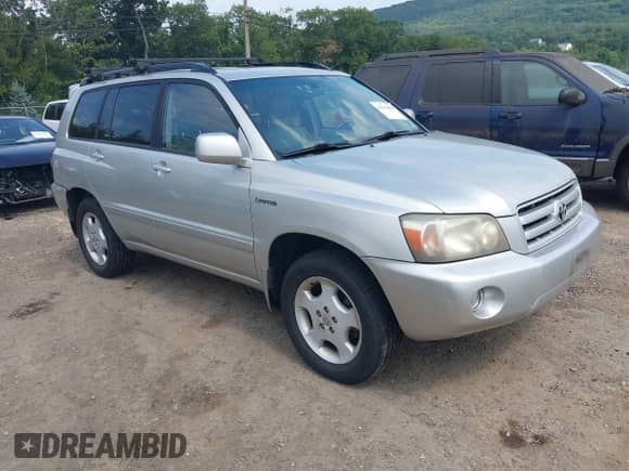 2005 Toyota Highlander with VIN JTEEP21A650071226, listed as a IAAI auction lot 42846808 with 182,698 mi miles and . Bid and sale history available at DreamBid. Image 1.