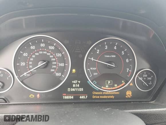 2013 BMW 3 Series 335i xDrive z VIN WBA3B9G57DNR89935, wystawiony jako Copart lot #52589845 z przebiegiem 198 094 mil mil oraz Szkoda całkowita • Salvage title. Historia ofert i sprzedaży dostępna na DreamBid. Obrazek 9.