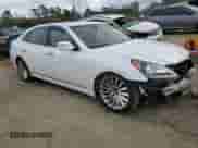 2014 Hyundai Equus Ultimate z VIN KMHGH4JH4EU083933, wystawiony jako Copart lot #44125445 z przebiegiem 118 773 mil mil oraz Szkoda całkowita • Salvage title. Historia ofert i sprzedaży dostępna na DreamBid. Obrazek 4.