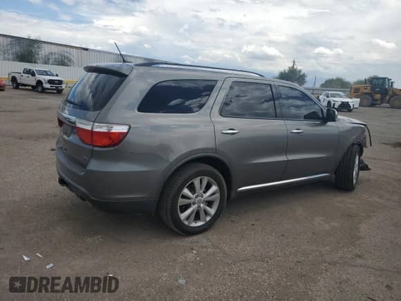 2011 Dodge Durango Crew with VIN 1D4RD4GG7BC598405, listed as a Copart auction lot 70431245 with 110,089 mi miles and Salvage title. Bid and sale history available at DreamBid. Image 3.