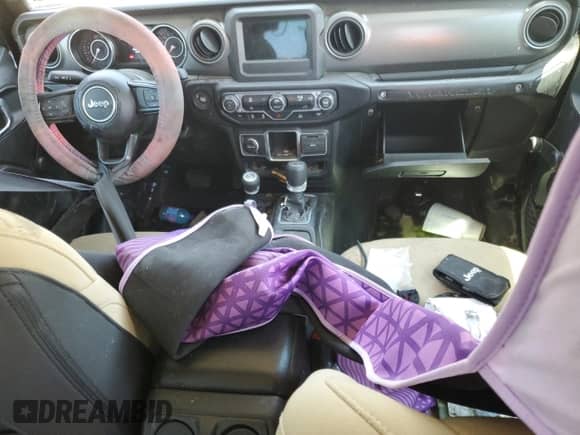 2023 Jeep Wrangler Sport с VIN 1C4HJXDN3PW603272, выставлен на аукционе Copart как лот 65696695 с пробегом 25 218 миль миль и Списание • Salvage title. История ставок и продаж доступна на DreamBid. Изображение 8.