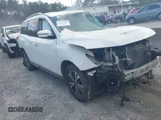 2017 Nissan Pathfinder SV z VIN 5N1DR2MN1HC611945, wystawiony jako IAAI lot #41932165 z przebiegiem 131 275 mil mil oraz . Historia ofert i sprzedaży dostępna na DreamBid. Obrazek 1.