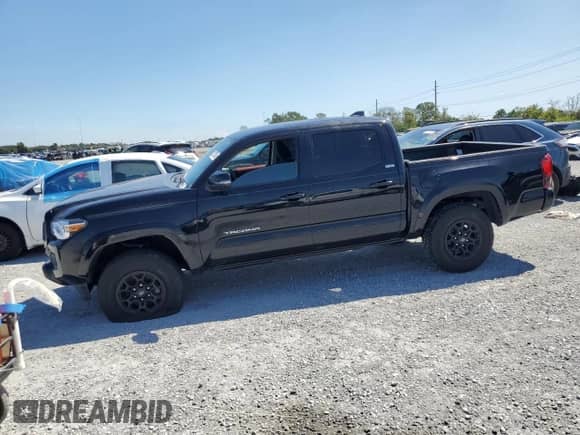 2022 Toyota Tacoma SR5 with VIN 3TMAZ5CN5NM179011, listed as a Copart auction lot 81377065 with 25,464 mi miles and Salvage title. Bid and sale history available at DreamBid. Image 1.