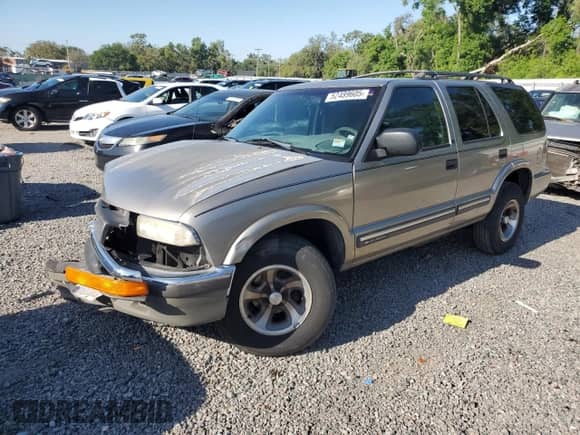 2000 Chevrolet Blazer LS z VIN 1GNCS13W7Y2376702, wystawiony jako Copart lot #52489605 z przebiegiem 137 692 mil mil oraz Szkoda całkowita • Salvage title. Historia ofert i sprzedaży dostępna na DreamBid. Obrazek 1.
