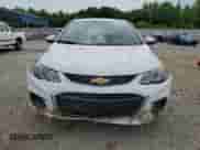 2019 Chevrolet Sonic LT with VIN 1G1JG6SB2K4121411, listed as a Copart auction lot 58266335 with 83,659 mi miles and Salvage title. Bid and sale history available at DreamBid. Image 5.