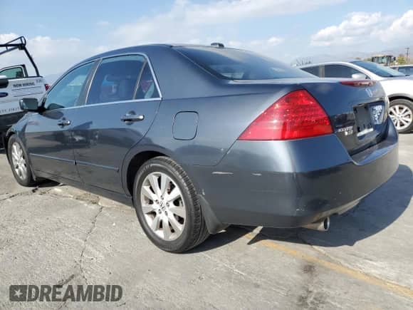 2007 Honda Accord EX-L with VIN 1HGCM66587A099616, listed as a Copart auction lot 82707905 with 216,974 mi miles and Clean title. Bid and sale history available at DreamBid. Image 2.
