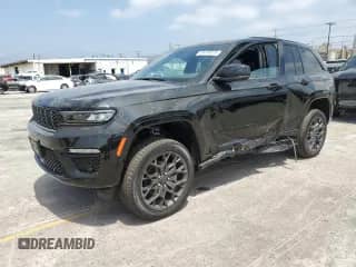 2025 Jeep Grand Cherokee Summit с VIN 1C4RJHEG7S8674515, выставлен на аукционе Copart как лот 65470325 с пробегом 834 миль миль и Списание • Salvage title. История ставок и продаж доступна на DreamBid. Изображение 1.