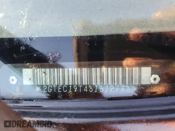 2003 GMC Sierra 1500 SLE с VIN 2GTEC19T431312783, выставлен на аукционе Copart как лот 82049465 с пробегом 332 382 миль миль и Списание • Salvage title. История ставок и продаж доступна на DreamBid. Изображение 12.