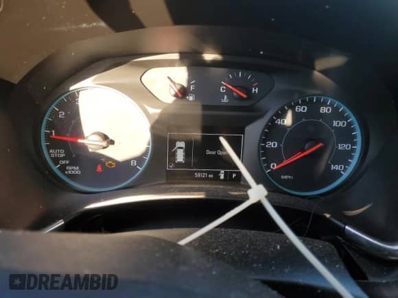 2020 Chevrolet Equinox with VIN 2GNAXGEV7L6174258, listed as a Copart auction lot 87586655 with 59,121 mi miles and Salvage title. Bid and sale history available at DreamBid. Image 9.