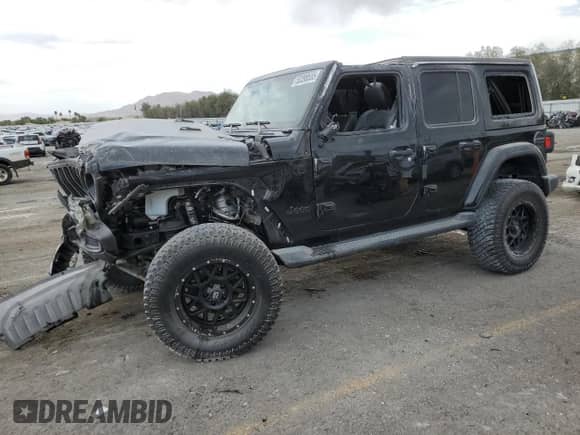 2021 Jeep Wrangler Unlimited Sahara Altitude z VIN 1C4HJXEN0MW853661, wystawiony jako Copart lot #53398555 z przebiegiem 38 286 mil mil oraz Szkoda całkowita • Salvage title. Historia ofert i sprzedaży dostępna na DreamBid. Obrazek 1.