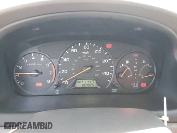 2002 Honda Accord EX with VIN JHMCG66012C021216, listed as a Copart auction lot 48795965 with 257,025 mi miles and Salvage title. Bid and sale history available at DreamBid. Image 9.