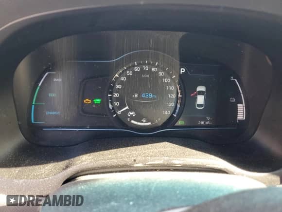 2019 Hyundai Ioniq SEL with VIN KMHC75LC1KU145311, listed as a Copart auction lot 81863705 with 218,145 mi miles and Salvage title. Bid and sale history available at DreamBid. Image 9.