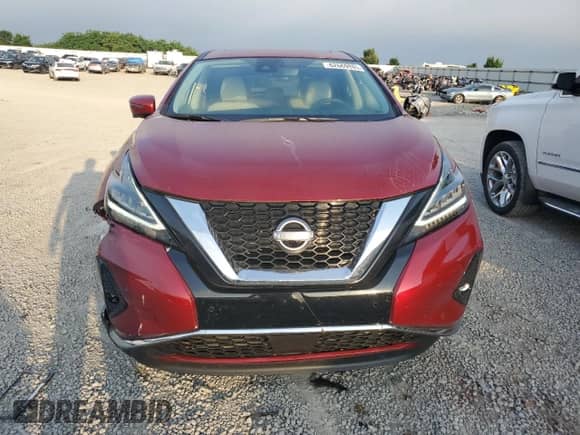 2024 Nissan Murano SL with VIN 5N1AZ2CJXRC115867, listed as a Copart auction lot 62669945 with 7,442 mi miles and Salvage title. Bid and sale history available at DreamBid. Image 5.
