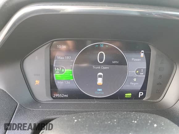 2023 Chevrolet Bolt EV 1LT with VIN 1G1FW6S06P4171159, listed as a Copart auction lot 86684195 with 29,552 mi miles and Salvage title. Bid and sale history available at DreamBid. Image 9.