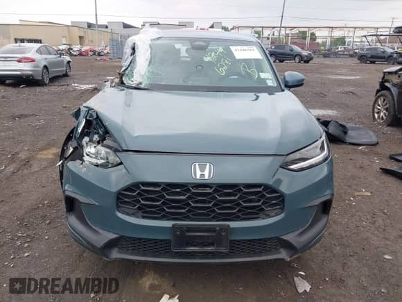 2025 Honda HR-V LX with VIN 3CZRZ2H35SM748731, listed as a IAAI auction lot 42446281 with 7,178 mi miles and . Bid and sale history available at DreamBid. Image 12.