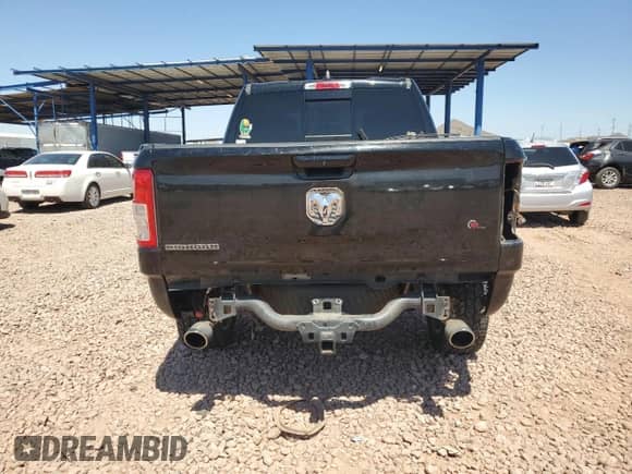 2021 Ram 1500 Big Horn with VIN 1C6RREFM7MN712008, listed as a Copart auction lot 52767385 with 122,906 mi miles and Salvage title. Bid and sale history available at DreamBid. Image 6.