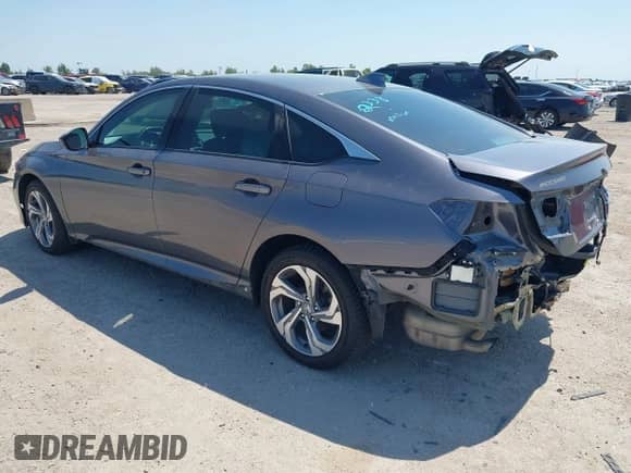 2020 Honda Accord EX-L with VIN 1HGCV2F57LA024065, listed as a IAAI auction lot 43113801 with 95,753 mi miles and . Bid and sale history available at DreamBid. Image 3.