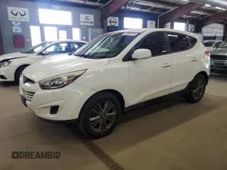 2014 Hyundai Tucson GLS z VIN KM8JTCAF6EU822457, wystawiony jako Copart lot #59586755 z przebiegiem 184 248 mil mil oraz Czysty tytuł • Clean title. Historia ofert i sprzedaży dostępna na DreamBid. Obrazek 1.