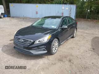 2016 Hyundai Sonata Sport with VIN 5NPE34AF1GH284663, listed as a IAAI auction lot 43351366 with 176,915 mi miles and . Bid and sale history available at DreamBid. Image 2.