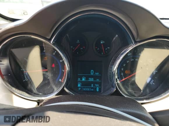 2012 Chevrolet Cruze LTZ with VIN 1G1PH5SC6C7351401, listed as a Copart auction lot 62595925 with 140,063 mi miles and Salvage title. Bid and sale history available at DreamBid. Image 9.