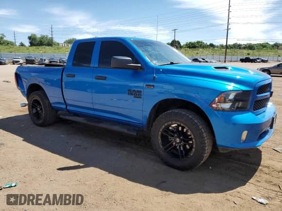 2019 Ram 1500 Tradesman z VIN 1C6RR7FT4KS643277, wystawiony jako Copart lot #63005015 z przebiegiem 163 665 mil mil oraz Szkoda całkowita • Salvage title. Historia ofert i sprzedaży dostępna na DreamBid. Obrazek 4.